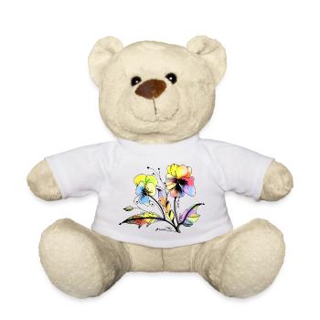 Fleur - Nounours - blanc - Devant