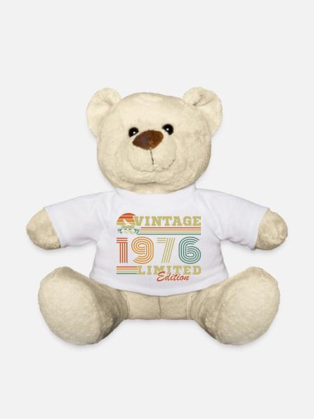 50 Jahre 1976 Vintage Retro Geburtstagsgeschenk - Teddy - Weiß