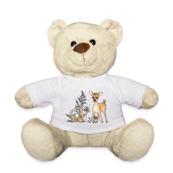Reh_und_Eichhoernchen - Teddy - Weiß - Vorne