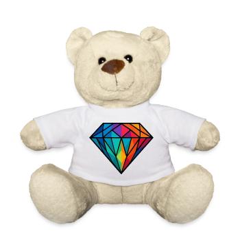 Diamond - Teddy Bear - white - Front