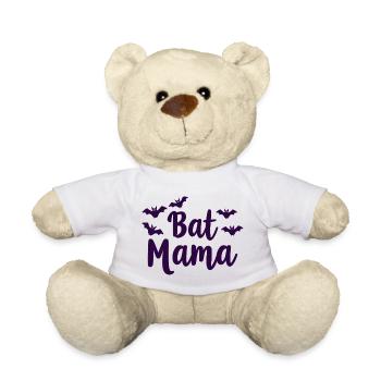 Bat Mama – Bat Mother Statement - Teddy Bear - white - Front