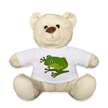 Frog - Teddy Bear - white - Front