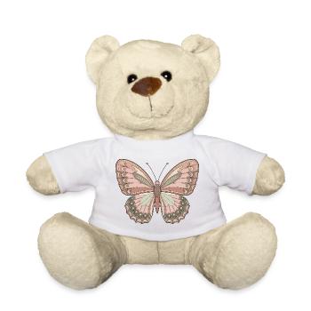Boho Butterfly - Teddy Bear - white - Front