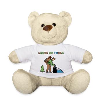 Leave No Trace | Hiking & Environmental Protection - Teddy Bear - white - Front