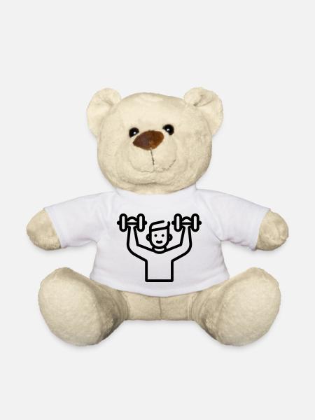 musculation - Nounours - blanc