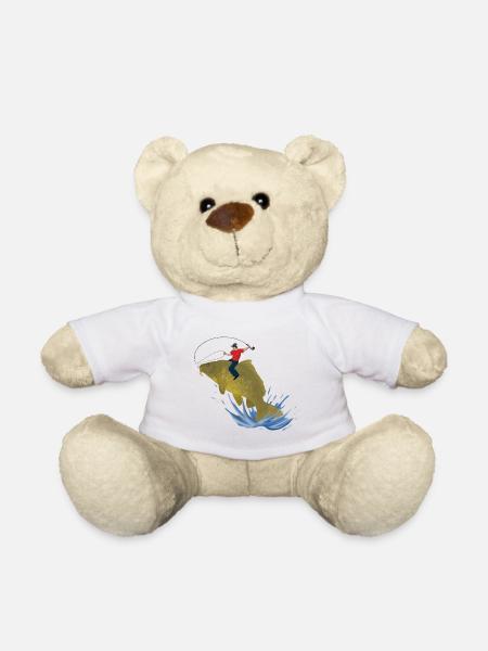 carp - Teddy Bear - white