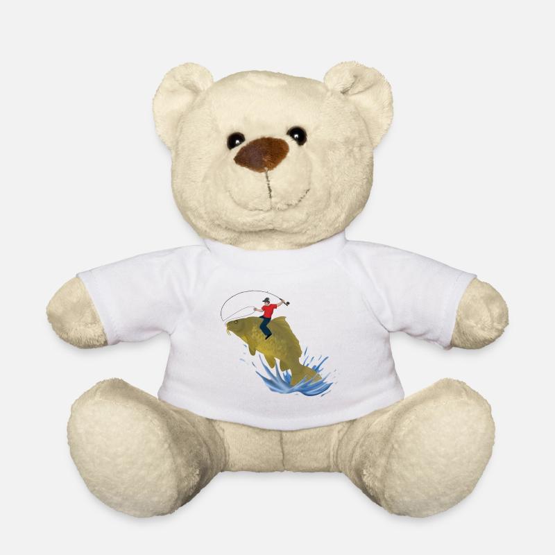 carp - Teddy Bear - white