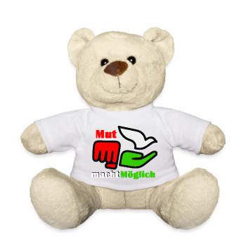 Mut power Möglich - Teddy - Weiß - Vorne
