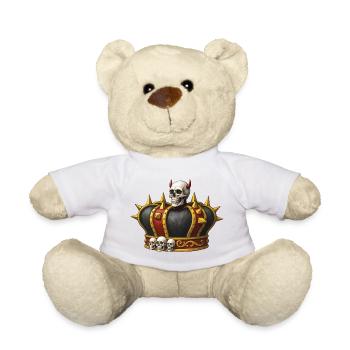 KÖNIG DES TODES – dunkle Hölle - Teddy - Weiß - Vorne