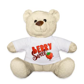 Berry Sweet Erdbeere - Teddy - Weiß - Vorne