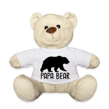 Papa Bear - Teddy Bear - white - Front