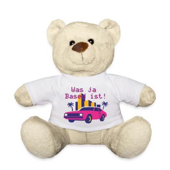 Neon Retro Cabrio Miami Stil (Was ja Based ist!) - Nounours - blanc - Devant