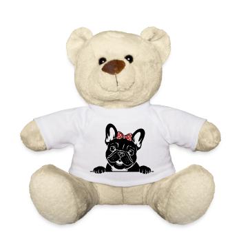 French Bulldog - Teddy Bear - white - Front