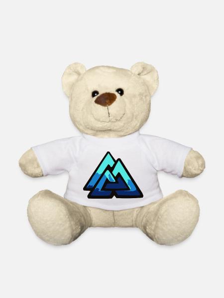 valknut wotan wotansknoten - Teddy - Weiß