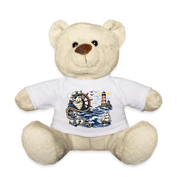 Seefahrer-Schaf im Sturm - Teddy - Weiß - Vorne