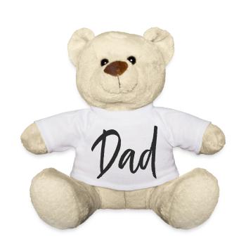 Dad - Teddy Bear - white - Front