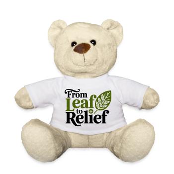 Elite Clinical Botanical Relief Authority  - Teddy Bear - white - Front