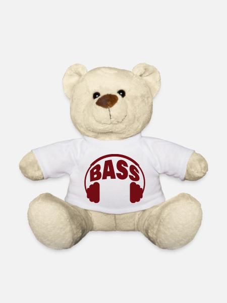 Bass - Teddy Bear - white