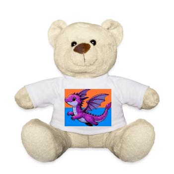 Drache - Teddy - Weiß - Vorne