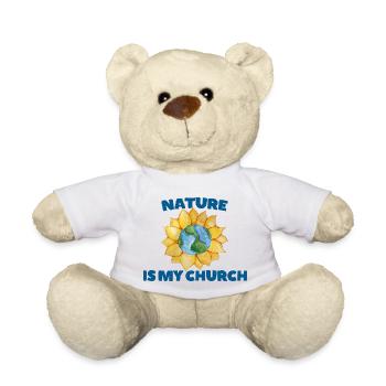 Église de la nature Tournesol Earth Globe - Nounours - blanc - Devant