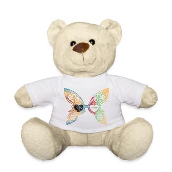 Fairy Glasses with Naughty Fairy - Teddy Bear - white - Front