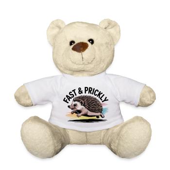 Bunter Sprint-Igel - Teddy - Weiß - Vorne