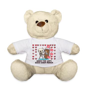 If the Wi-Fi fails again - Teddy Bear - white - Front