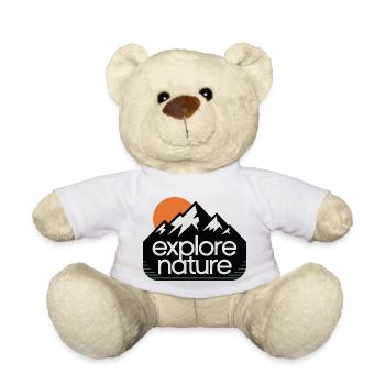Entdecken Sie die Natur Berge Sonnenuntergang - Teddy - Weiß - Vorne