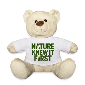 Le naturopathe Nature le savait d’abord professionnellement - Nounours - blanc - Devant