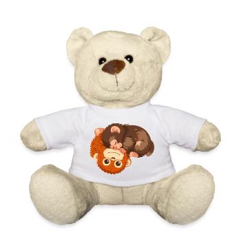 Punch the Baby Macaque Viral Japanese Monkey wit - Teddy Bear - white - Front