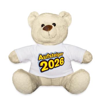 Aufsteiger 2026 Aufstieg - Teddy - Weiß - Vorne
