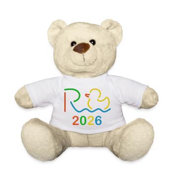 La retraite 2026 est colorée - Retraite - Retraite - Nounours - blanc - Devant