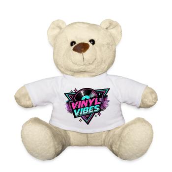 Vinyl Vibes Neon Retro - Nounours - blanc - Devant
