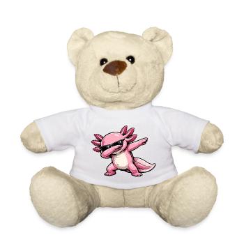Axlotl en dabing - Nounours - blanc - Devant
