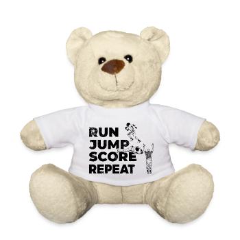 Répétition du score de saut à la course - Nounours - blanc - Devant
