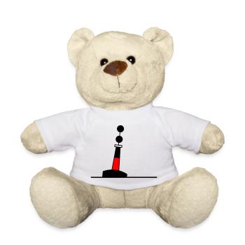 Tonne - Boje Nordsee Segeln Ostsee Maritim - Teddy - Weiß - Vorne