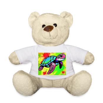tortue - Nounours - blanc - Devant