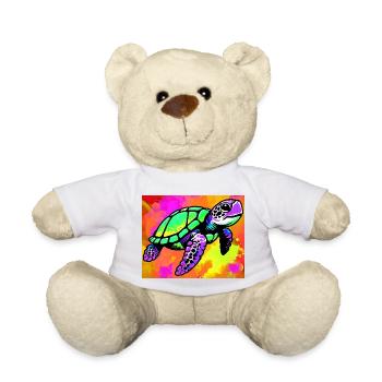 tortue - Nounours - blanc - Devant