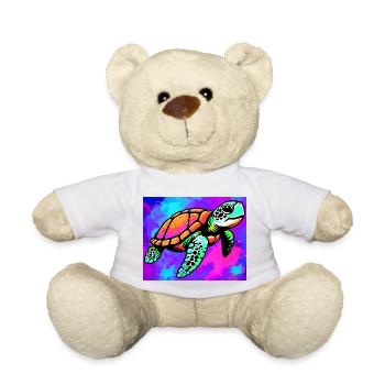 turtle - Teddy Bear - white - Front