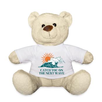 Slogan de la Vague Suivante Solar Surf - Nounours - blanc - Devant