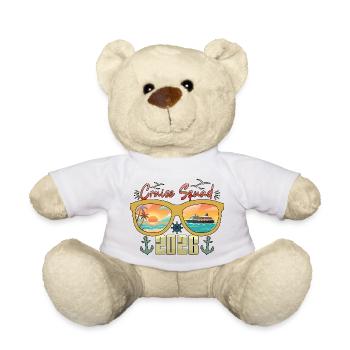 Cruise Squad Family Vacation Trip Cruising - Teddy Bear - white - Front