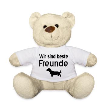 Dackel - Teddy - Weiß - Vorne