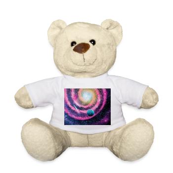 Pink Galaxy - Teddy Bear - white - Front