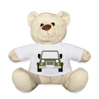 Off Road Vehicle - Teddy Bear - white - Front