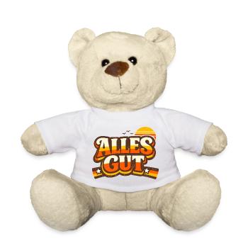 Alles Gut Spruch - Teddy - Weiß - Vorne