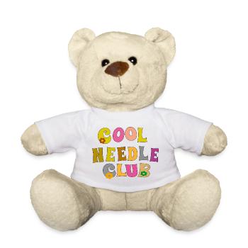 Cool Needle Club - Teddy Bear - white - Front