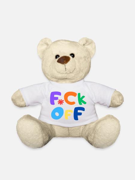 F*CK OFF - Teddy - Weiß