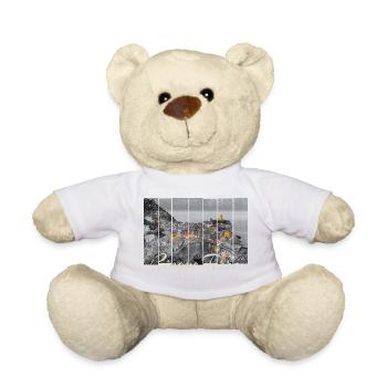 Cinque Terre Vernazza in Italien Vintage Souvenir - Teddy - Weiß - Vorne