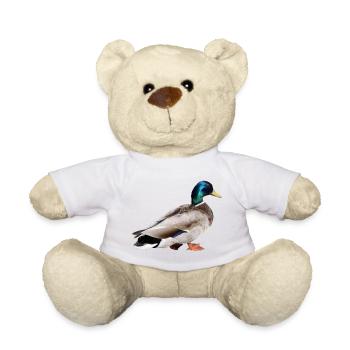 Colvert mâle - Nounours - blanc - Devant