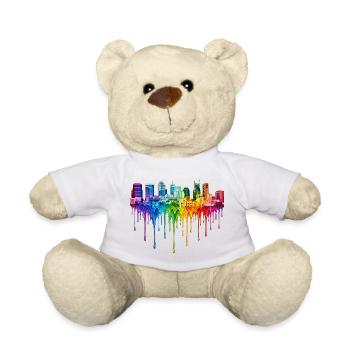 Nashville Tennessee Tropfende Kunst - Teddy - Weiß - Vorne